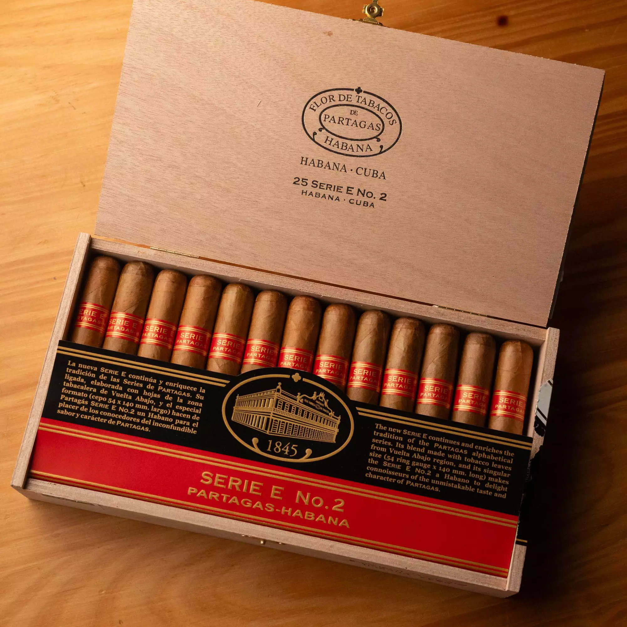 Charuto Partagas Serie E2 natal, Charuto Partagas Serie E2 rio grande do norte
